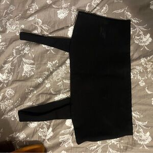 ZARA Black Strapless Bandeau Top